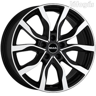 MAK KOLN Fényes fekete Polírozott 9,5X21 5X130 ET52 CB71,6 | alufelni
