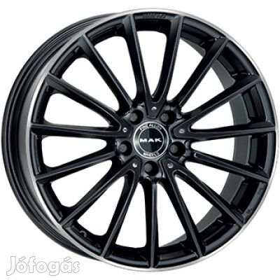 MAK KOMET Fényes fekete Polished lip 7,5X19 5X112 ET32 CB66,6 |