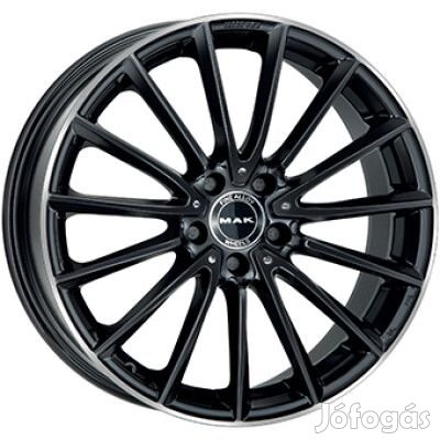 MAK KOMET Fényes fekete Polished lip 8X19 5X112 ET48 CB66,6 |