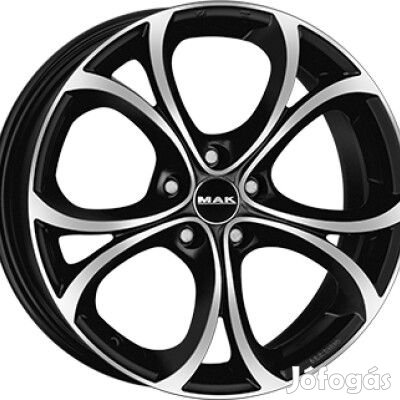 MAK LARIO Fényes fekete Polírozott 10X20 5X110 ET34 CB65,1 | alufelni
