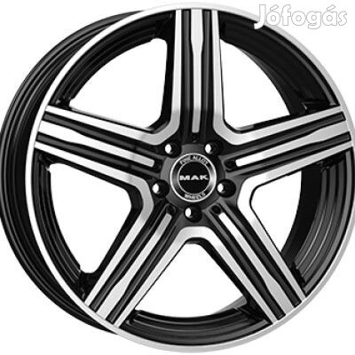MAK LEWIS Fényes fekete Polírozott 10X21 5X112 ET62 CB66,6 | alufelni