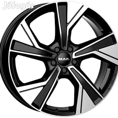 MAK MALMOE Fényes fekete Polírozott 7,5X19 5X108 ET50 CB63,4 |