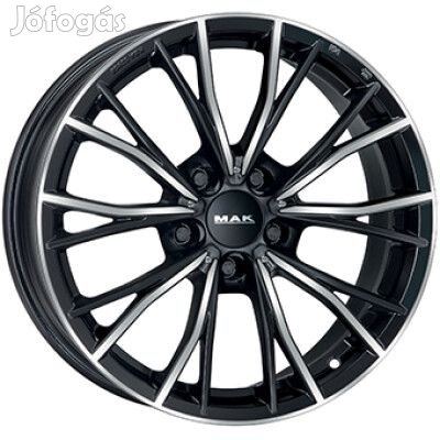MAK MARK Fényes fekete Polírozott 8X18 5X120 ET52 CB72,6 | alufelni |