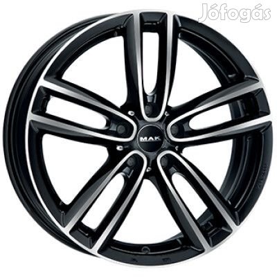 MAK OXFORD Fényes fekete Polírozott 7,5X18 5X120 ET52 CB72,6 |