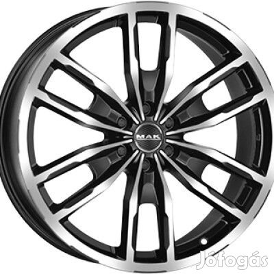 MAK PEAK Fényes fekete Polírozott 8X18 6X130 ET53 CB84,1 | alufelni |