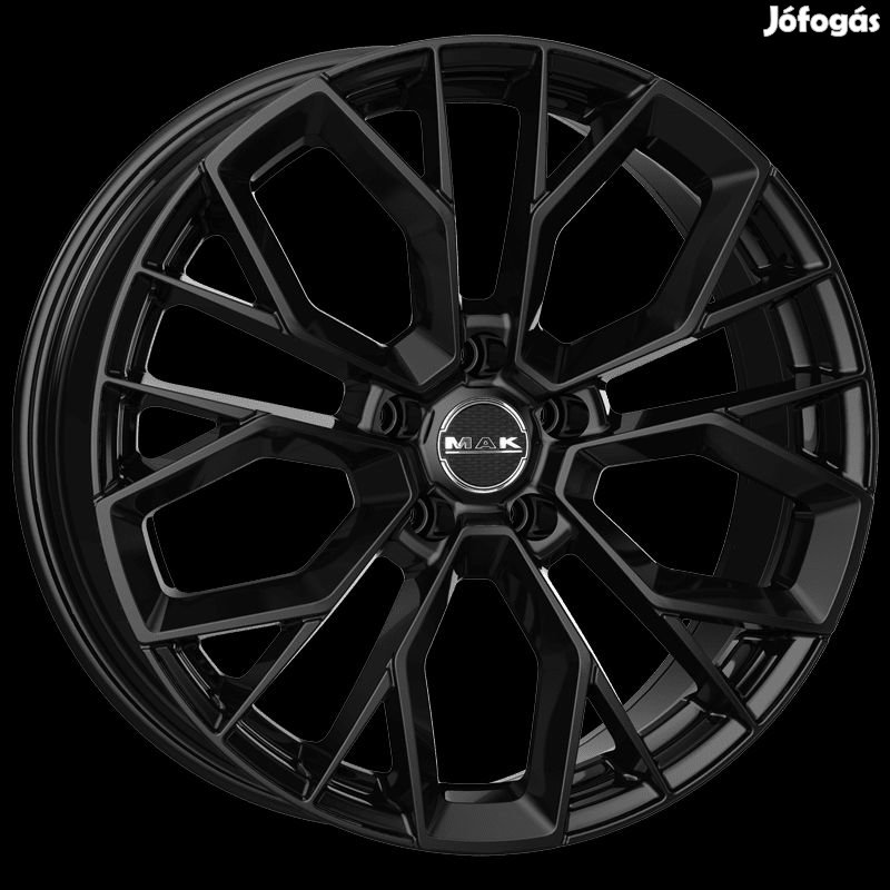 MAK STILO Fényes fekete 7,5X18 5X100 ET39 CB57,1 | alufelni |