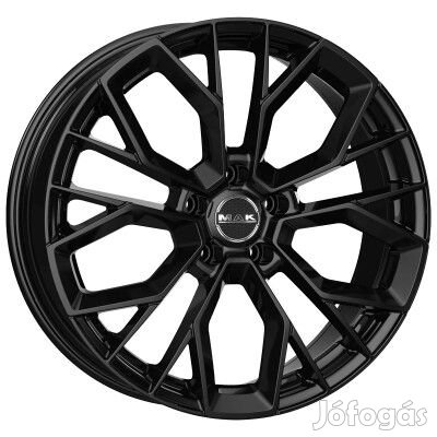 MAK STILO Fényes fekete 8X18 5X112 ET30 CB76 | alufelni |