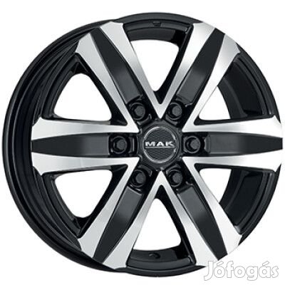MAK STONE 6 Fényes fekete Polírozott 7,5X17 6X130 ET60 CB84,1 |
