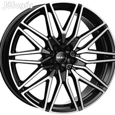 MAK STURM Fényes fekete Polírozott 11X22 5X120 ET43 CB66,5 | alufelni
