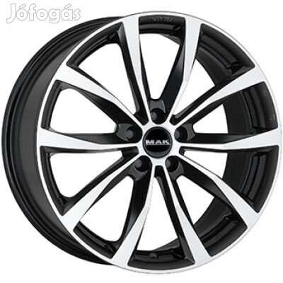 MAK WOLF Fényes fekete Polírozott 7X18 5X112 ET43 CB57,1 | alufelni |