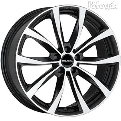 MAK WOLF Fényes fekete Polírozott 7,5X18 5X114,3 ET48 CB76 | alufelni