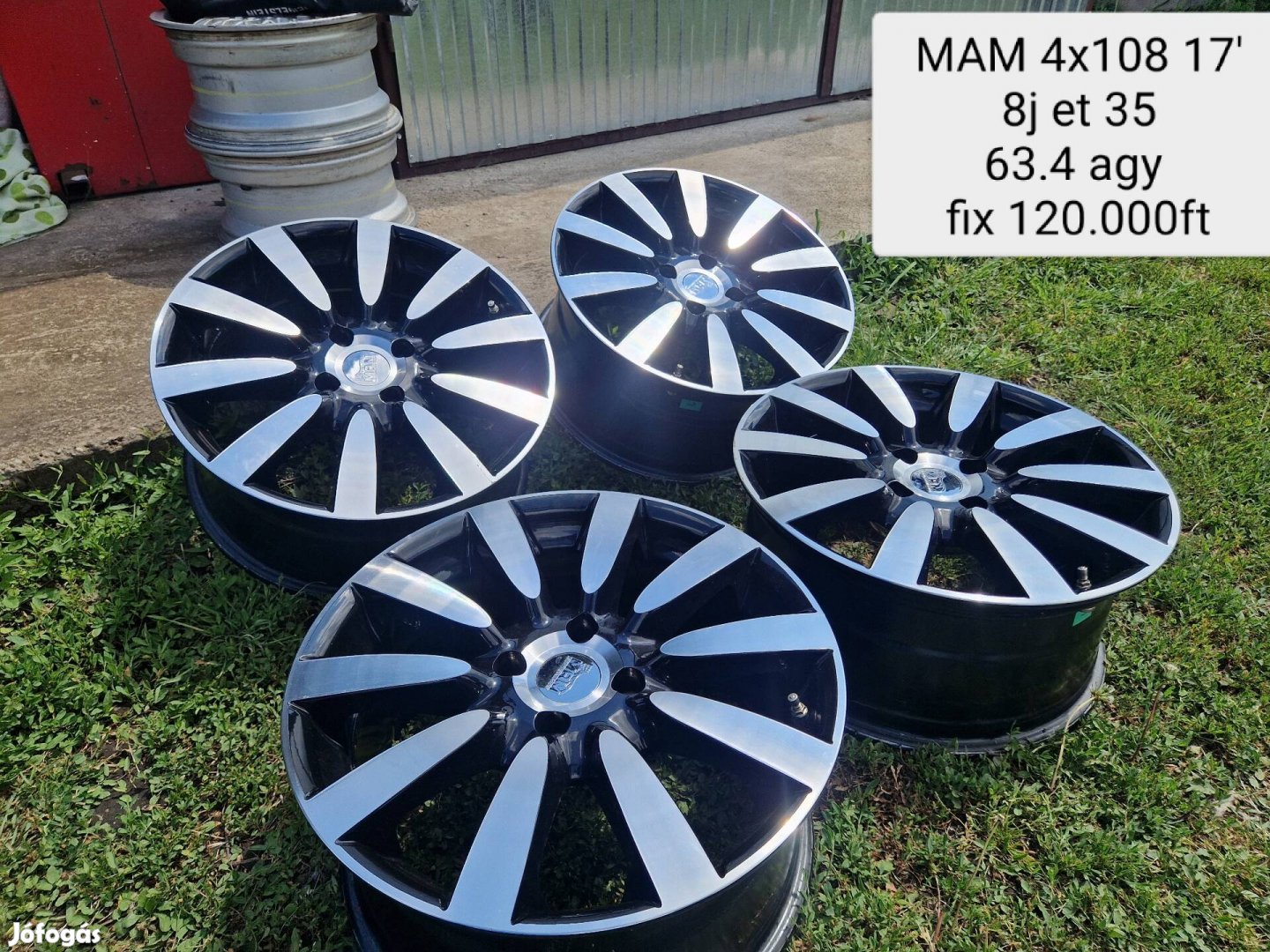 MAM 4x108 17 col alufelni szett 