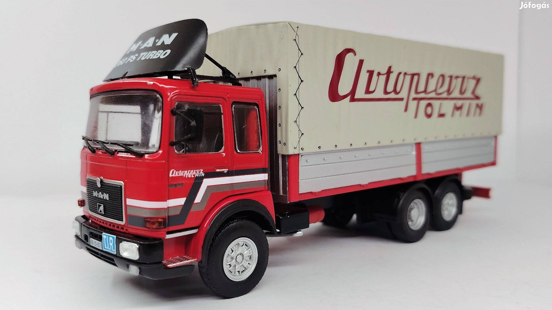 MAN F8 teherautó modell 1:43 új bontatlan eladó