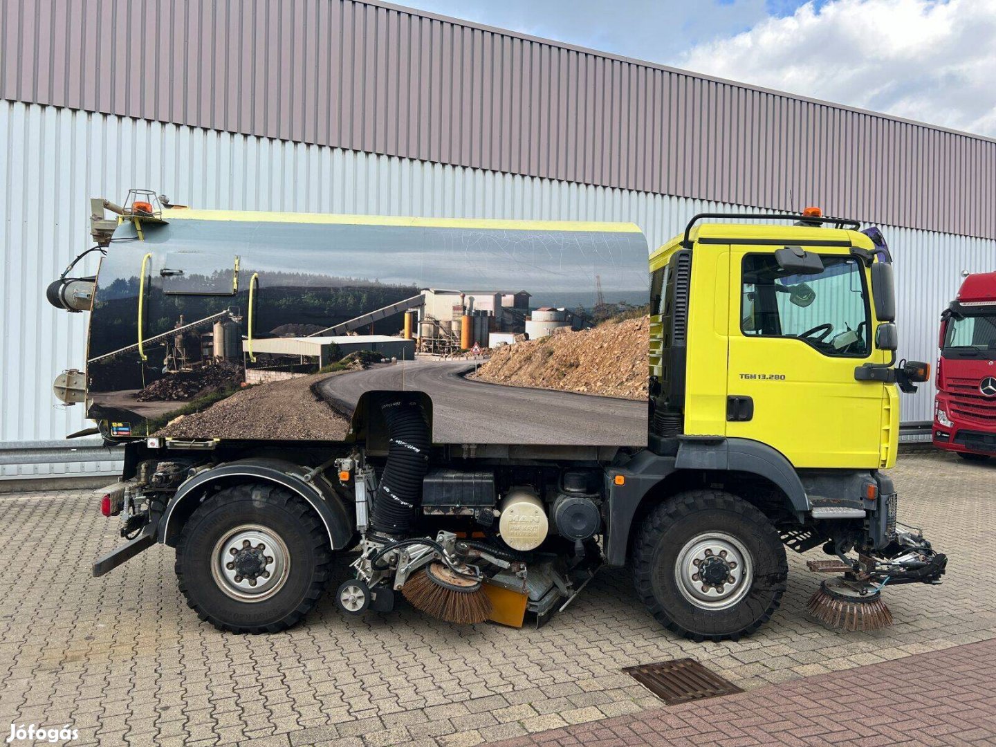 MAN TGM 13.280 4X4 BL Seprőgép/ 75.550 km / Lízing 20%-tól