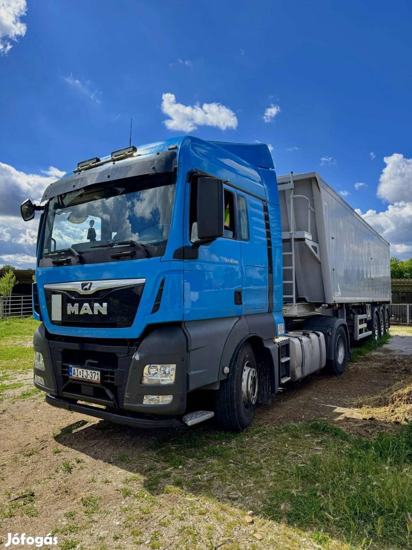MAN Tgx  + STAS félpótkocsi 
