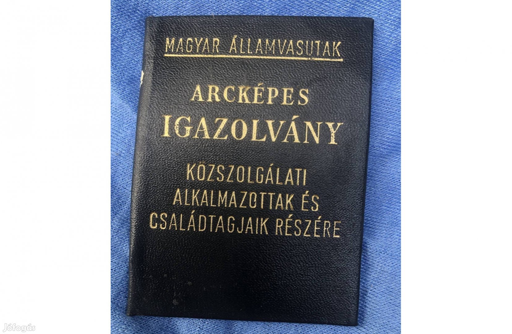 MÁV arcképes igazolvány 1983-ból 1800 Ft