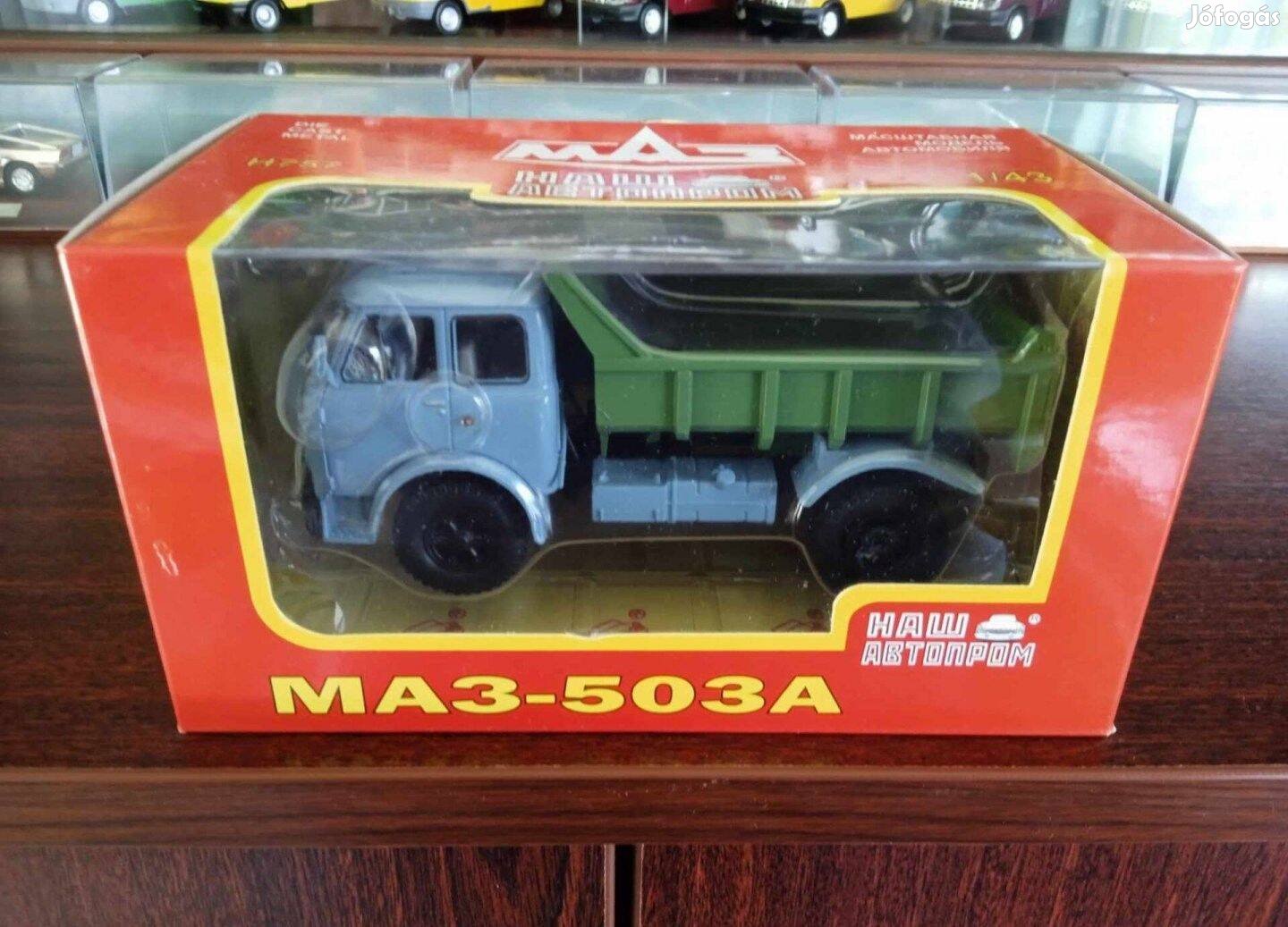 MAZ 503A dömper "Nas Avtoprom" kisauto modell 1:43 Eladó