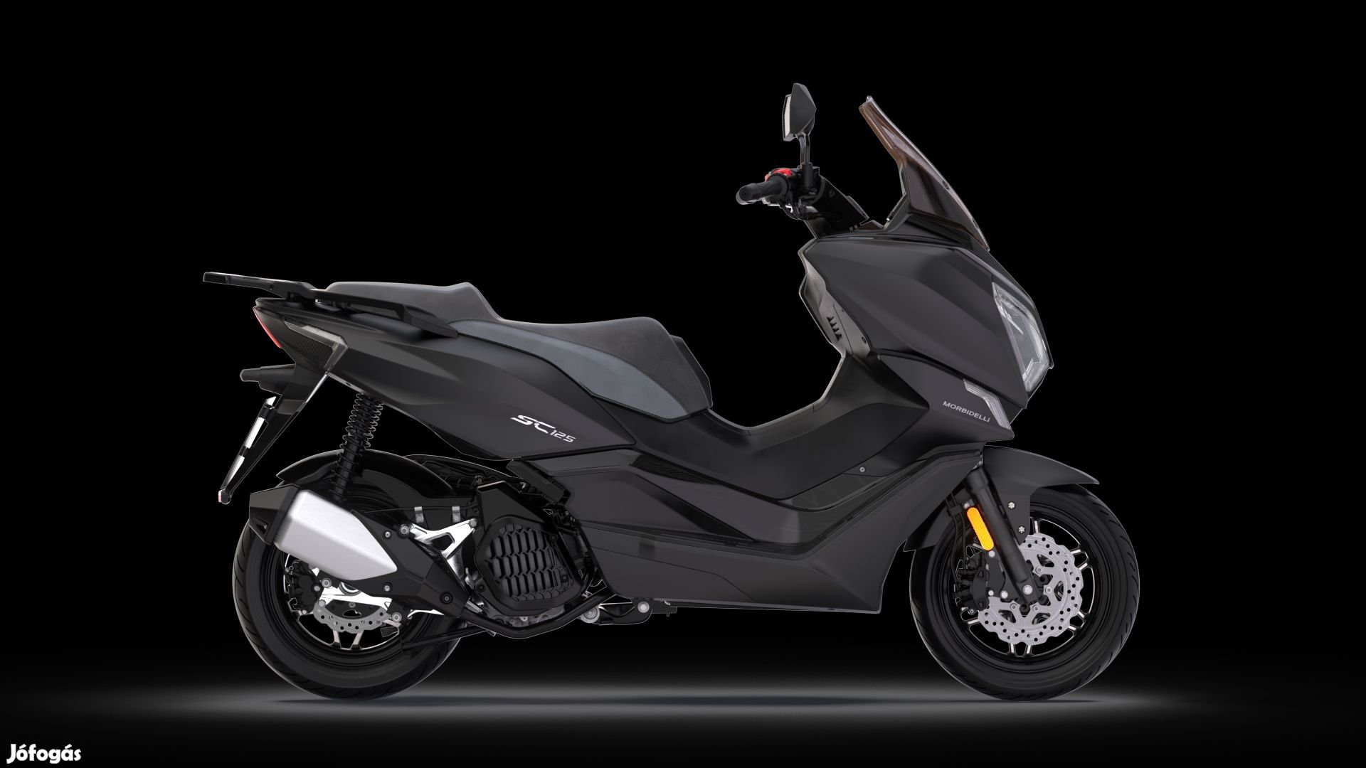 MBP SC125 motorkerékpár, fekete matt, 2024