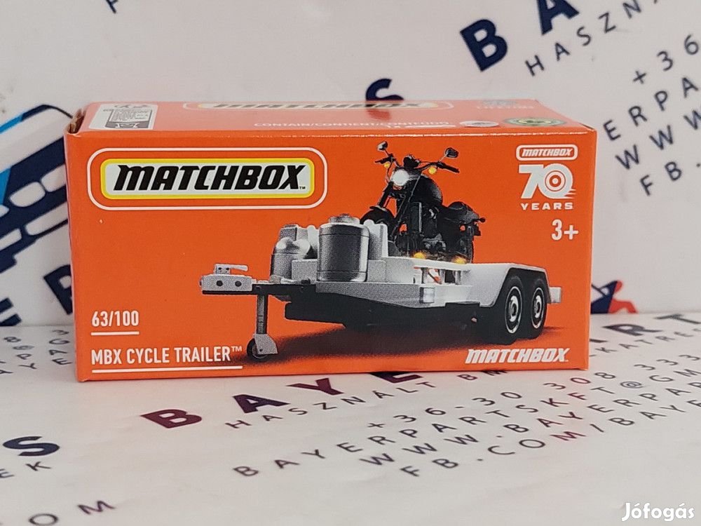 MBX Cycle Trailer - 63/100 -  Matchbox - 1:64
