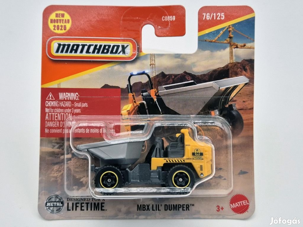MBX LIL' Dumper - 76/125 - bliszteres -  Matchbox - 1:64