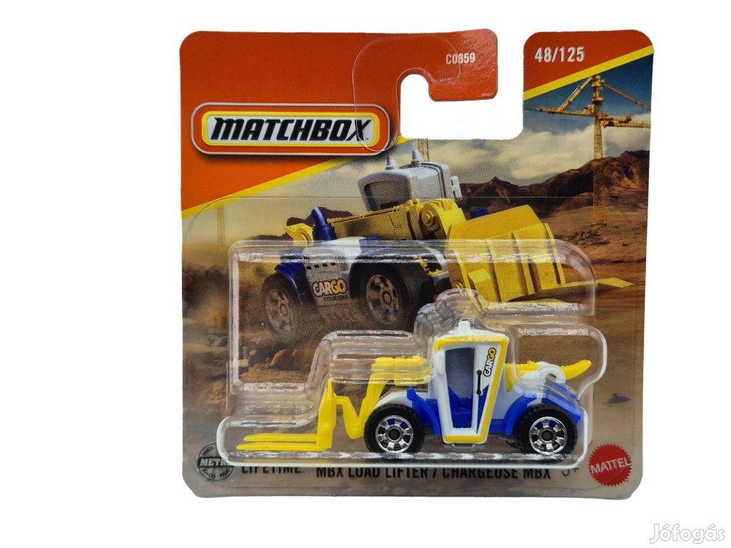 MBX Load Lifter/Chargeuse MBX - 48/125 - bliszteres -  Matchbox - 1:6