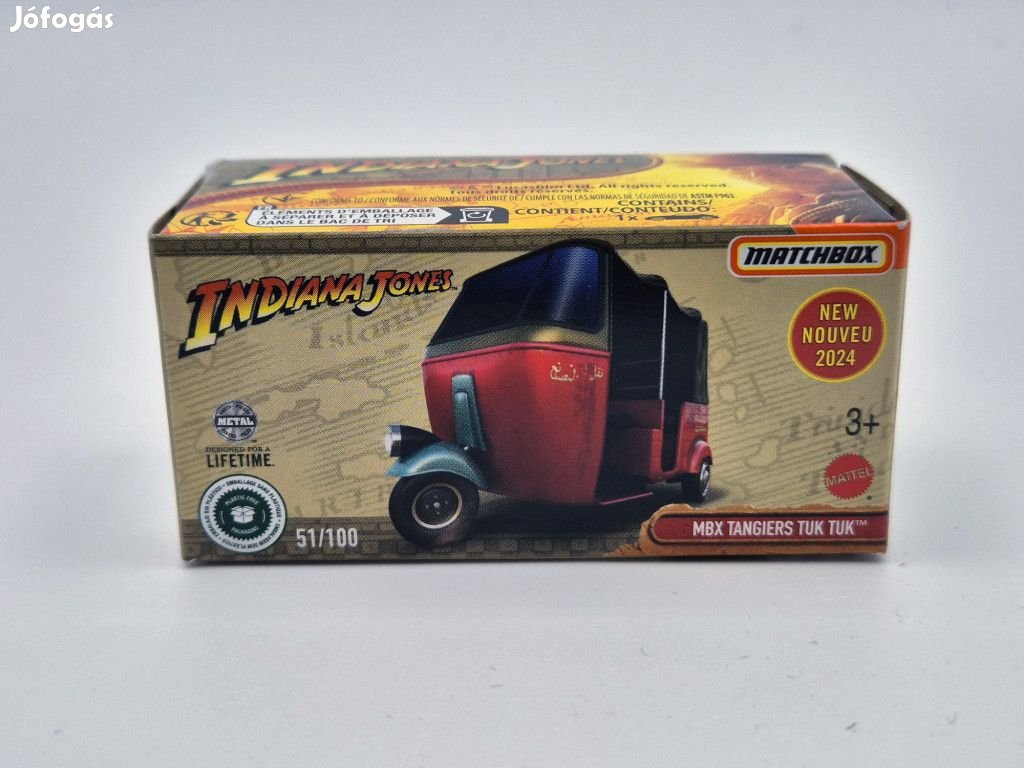 MBX Tangiers Tuk Tuk - Indiana Jones - 2024 51/100 -  Matchbox - 1:64