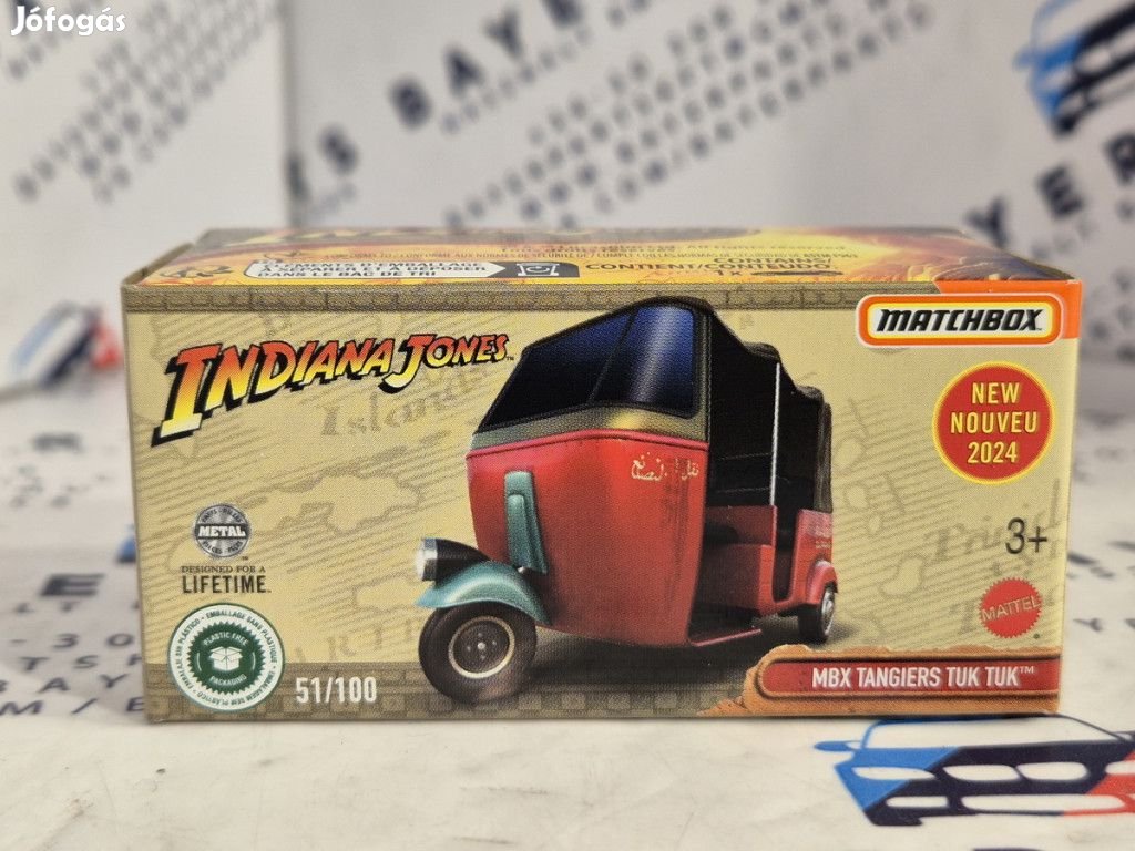 MBX Tangiers Tuk Tuk - Indiana Jones - 2024 51/100 -  Matchbox - 1:64