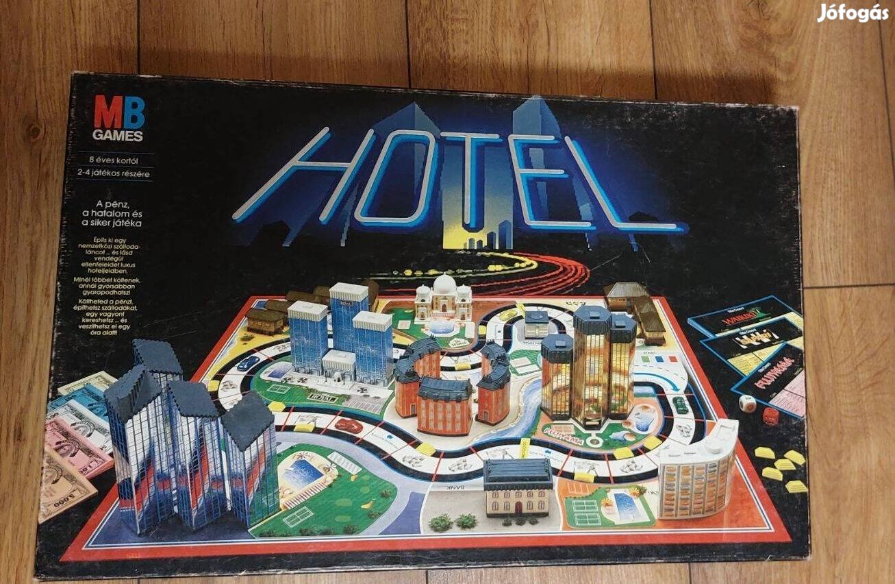 MB Hotel Társasjáték 1992 Hasbro