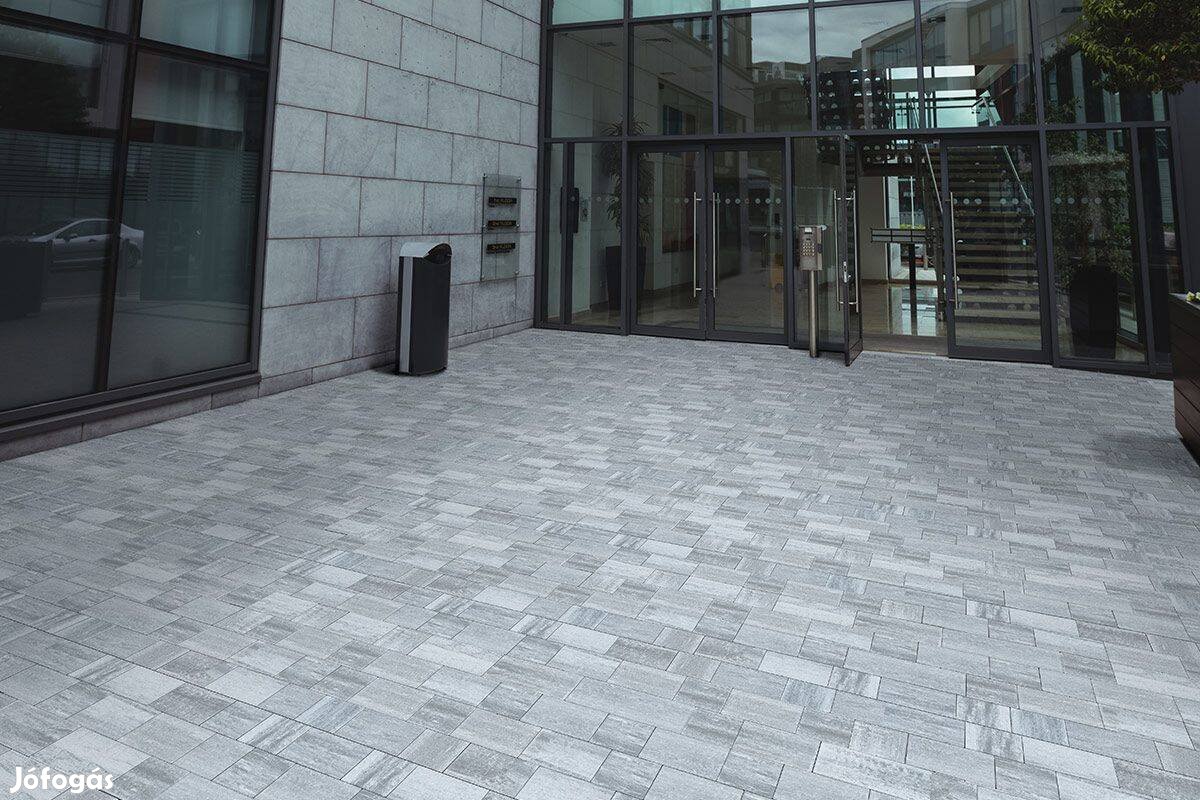 MB Stone Trenta Grande kombi szürke-fehér térkő 6cm 5999 Ft/m2