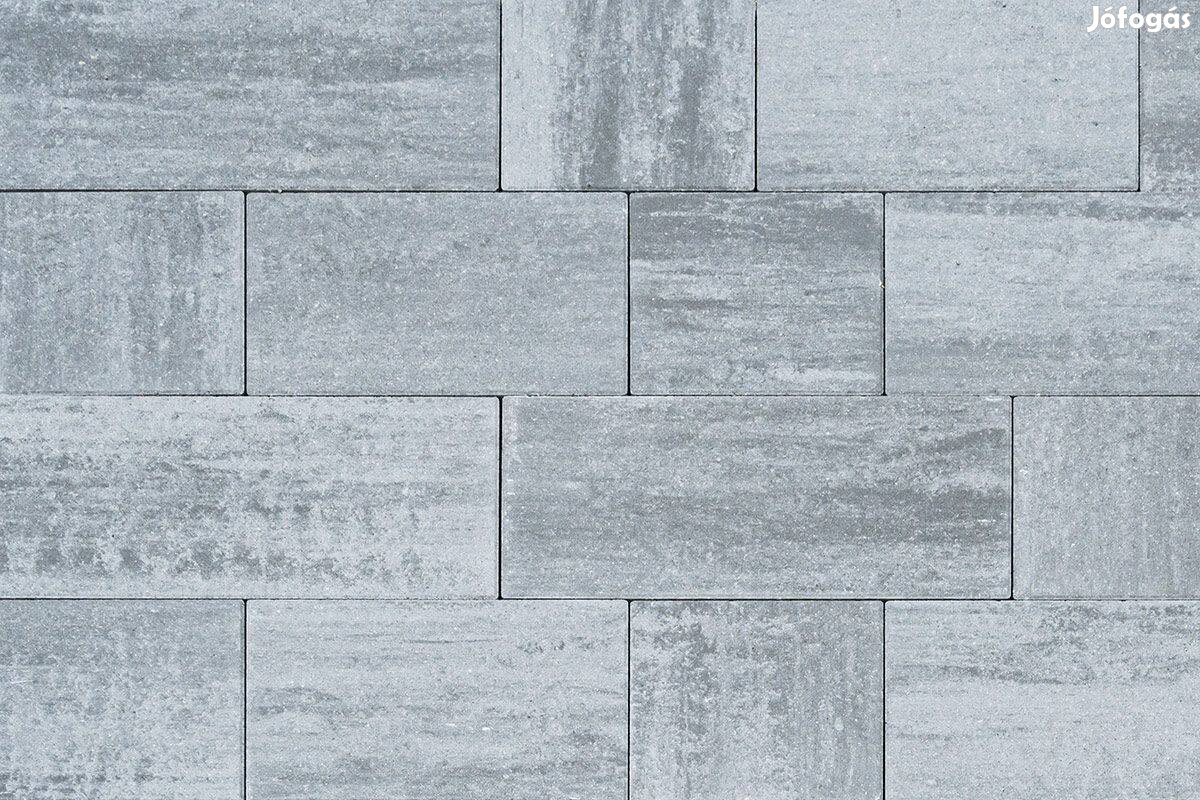 MB Stone Trenta Grande kombi térkő 6cm szürke-fehér 5999 Ft/m2