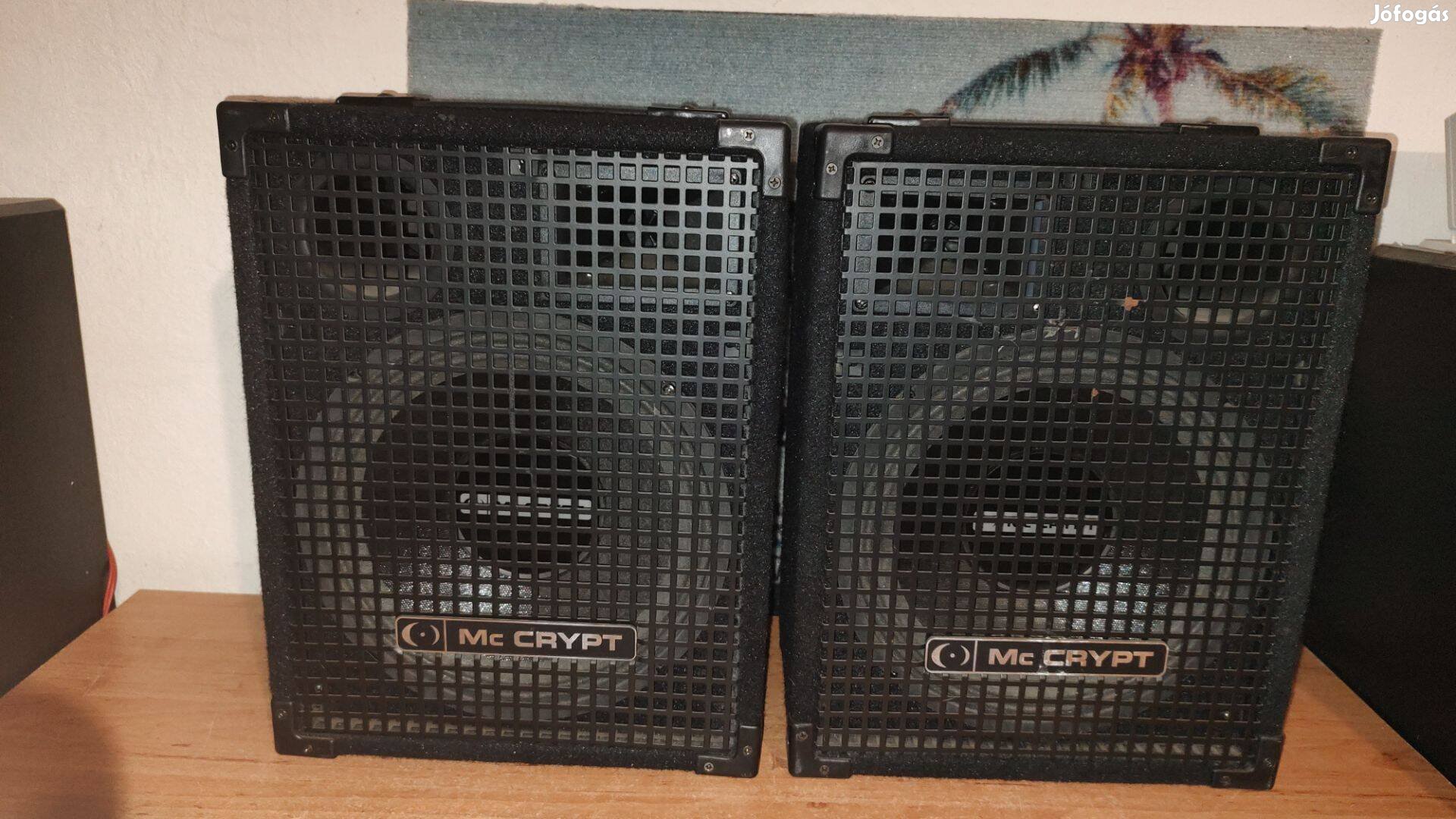 MC Crypt BB 1080-II, 2 utas hangfalpár 25cm-es mélyekkel