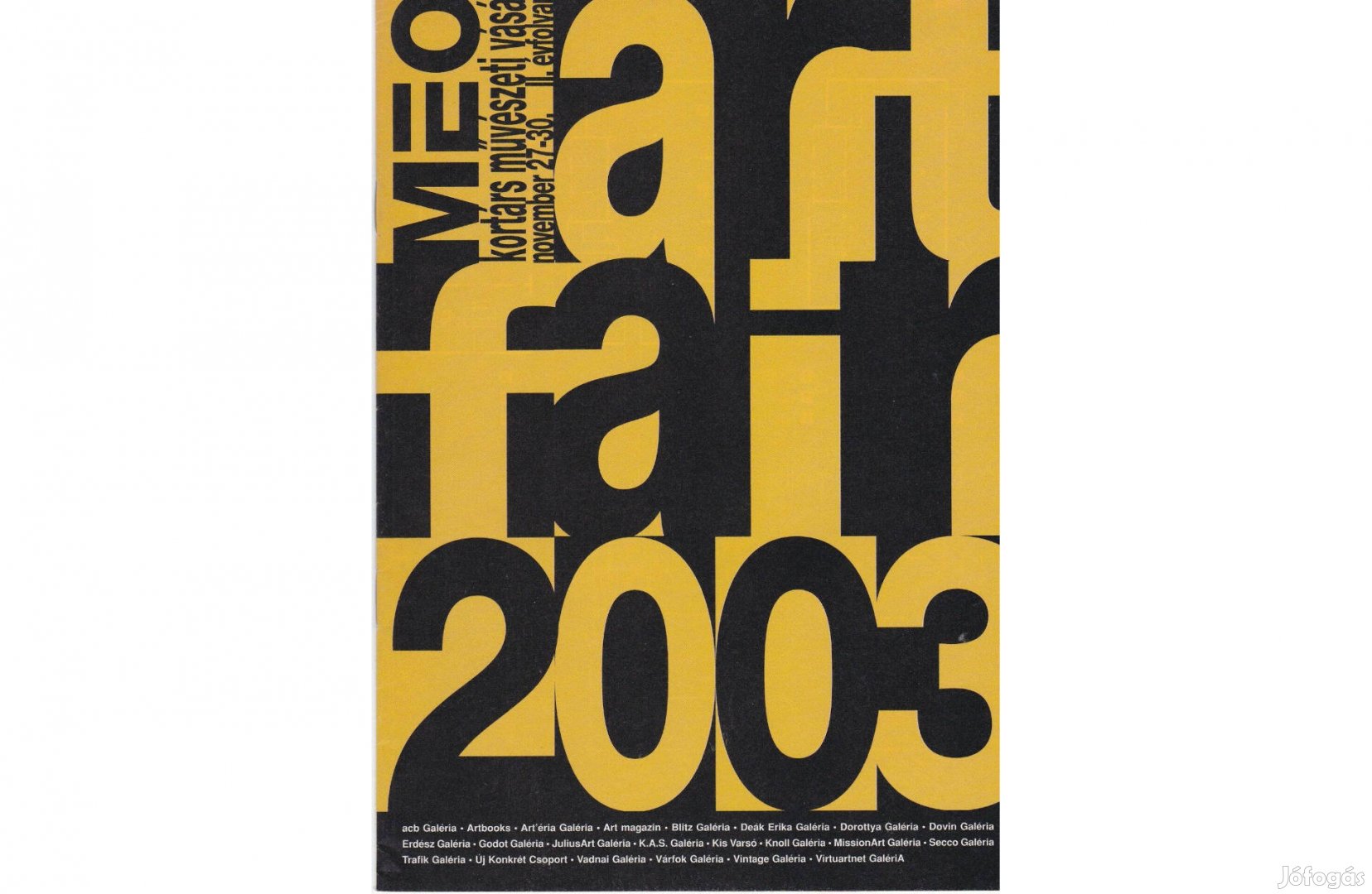MEO Kortárs művészeti vásár katalógusa, 2003