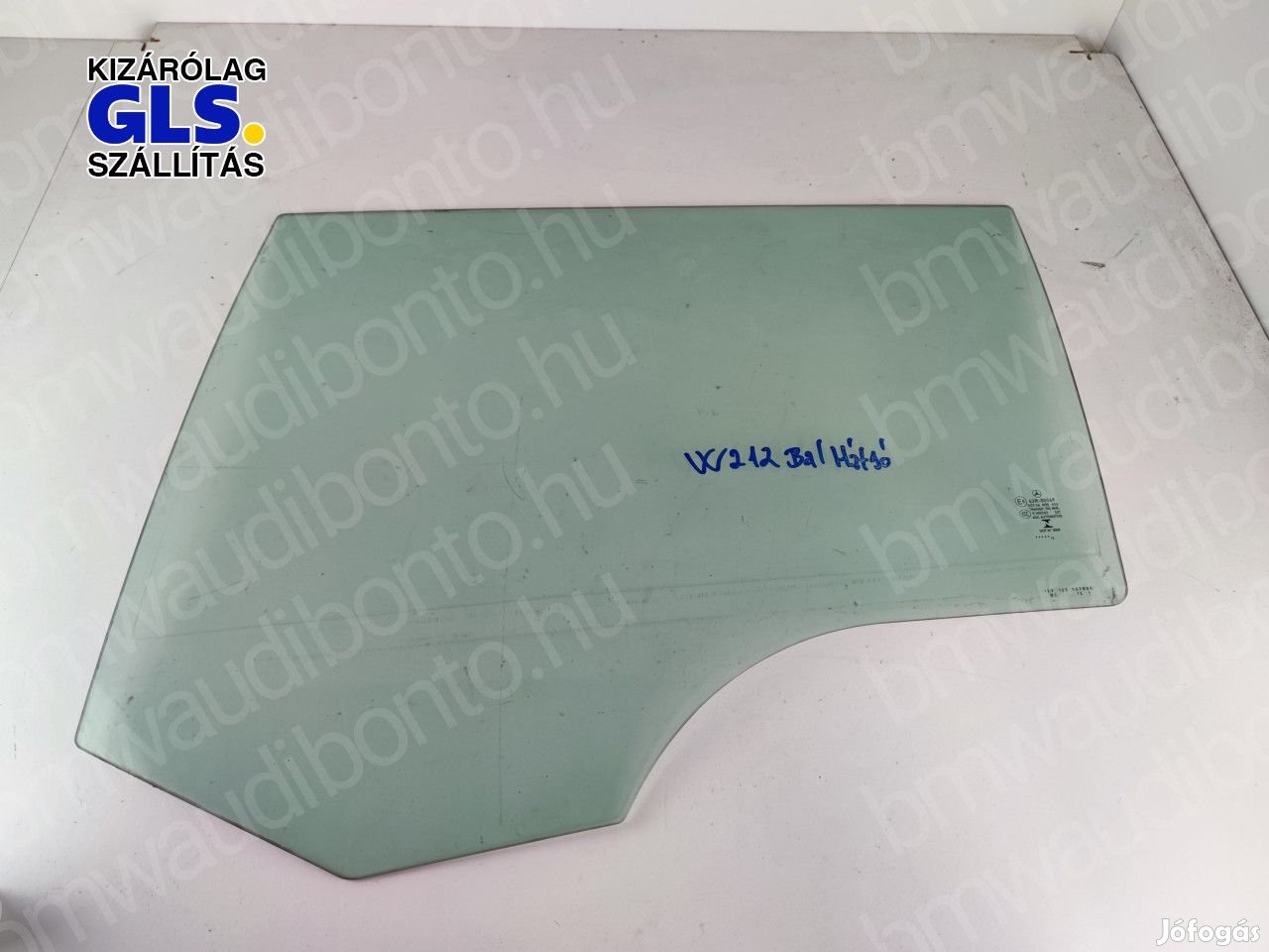 MERCEDES-BENZ E-CLASS (W212) Bal hátsó ajtó ablaküveg