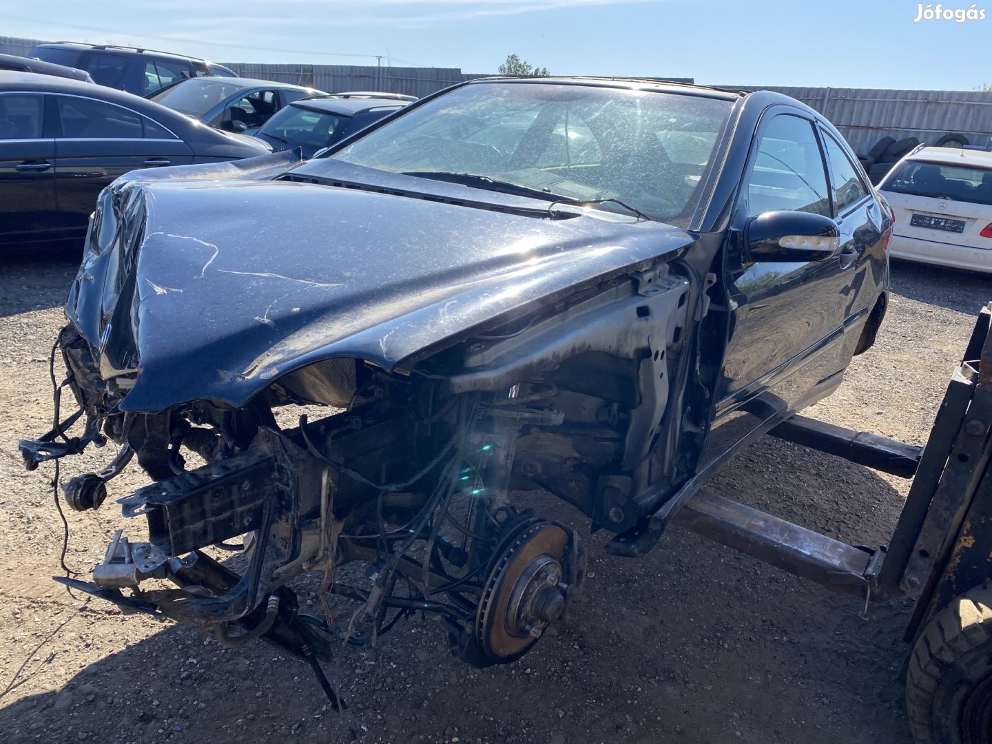 MERCEDES C W203 220 CDI COUPÉ BAL K, MAN eladó