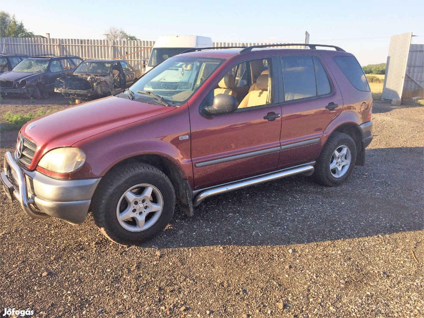 MERCEDES ML W163 320 BENZIN BAL K, AUTOM eladó