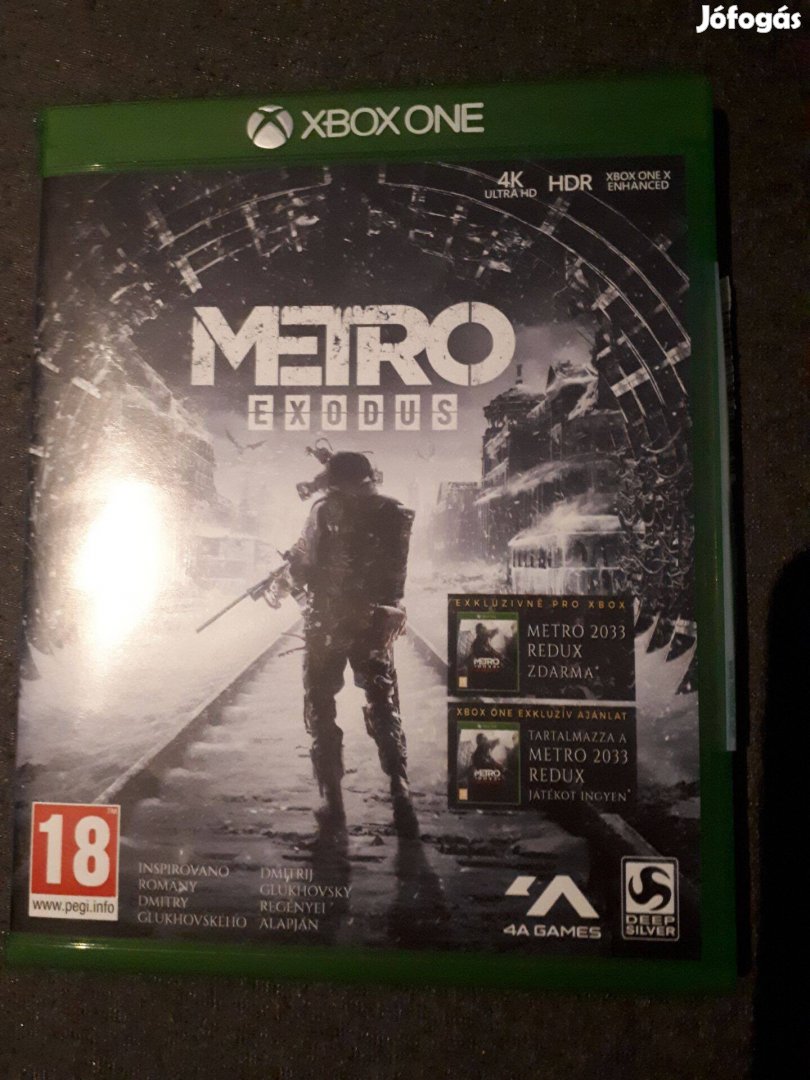 METRO Exodus xbox one-series x játék,eladó-csere"