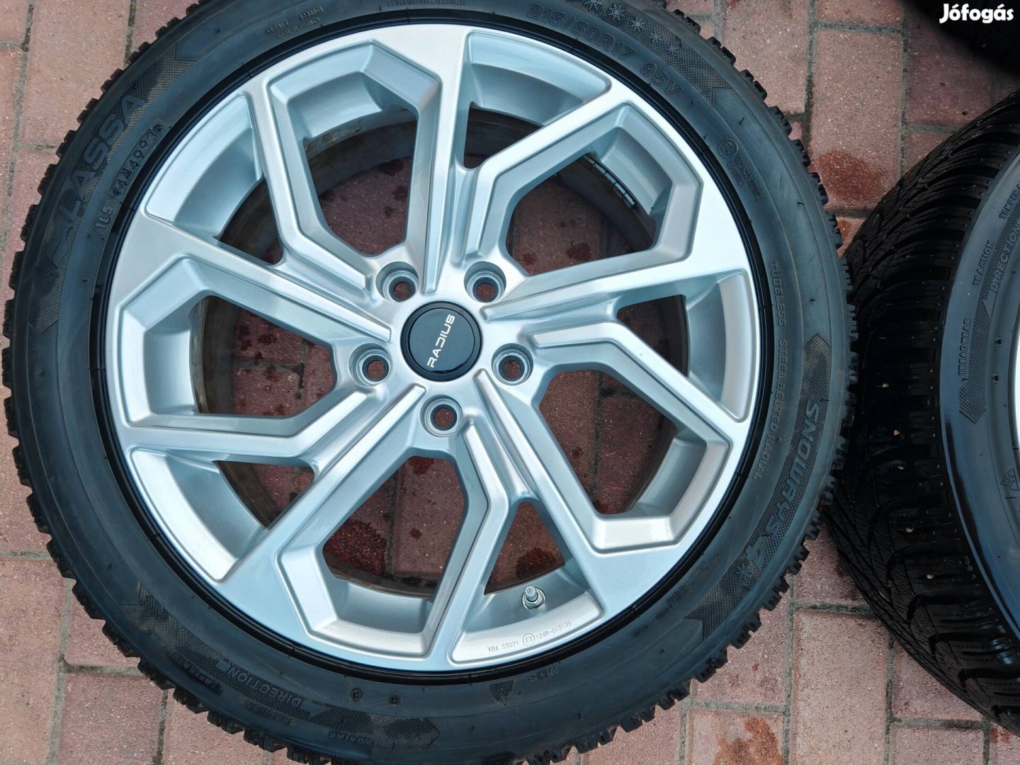 MG ZS EV téli szett 5x112 215/50r17 téli gumi 