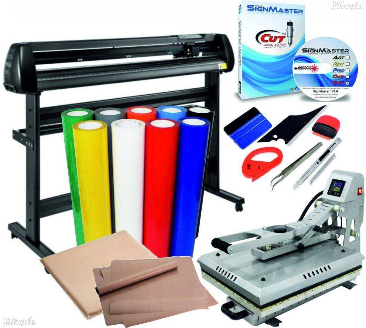 MH1351 Plotter És Auplex 40X50CM Kihúzható Tálcás Automata Hőprés +10M