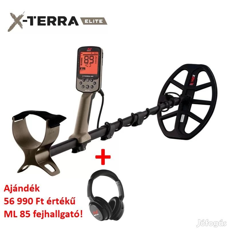 MInelab X-TERRA ELITE fémkereső fémdetektor (Standard csomag) + ajánd