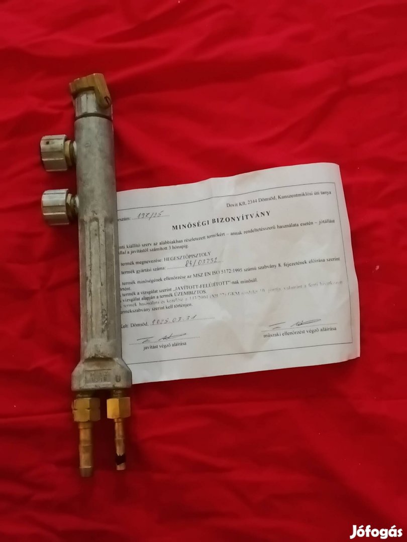 MMG BK-20-as markolat hegesztő lánghegesztő felújított 