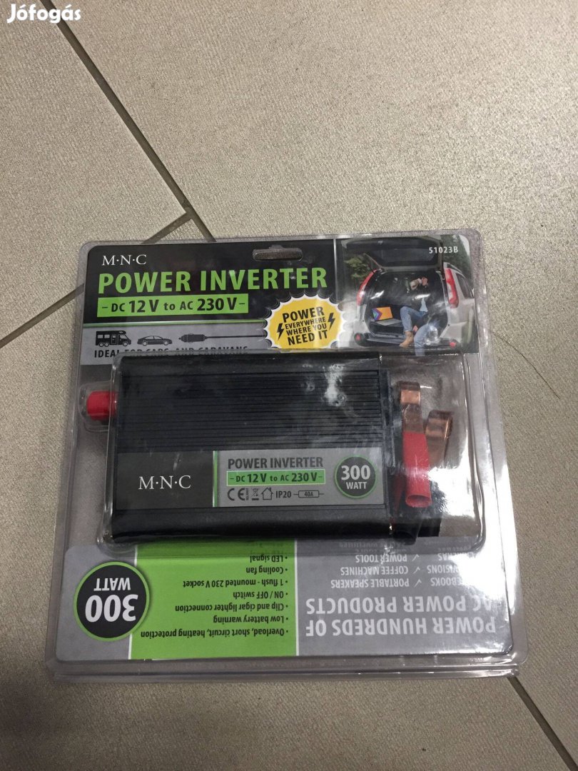 MNC 51023B Feszültség átalakító inverter 12V-230V max. 300W