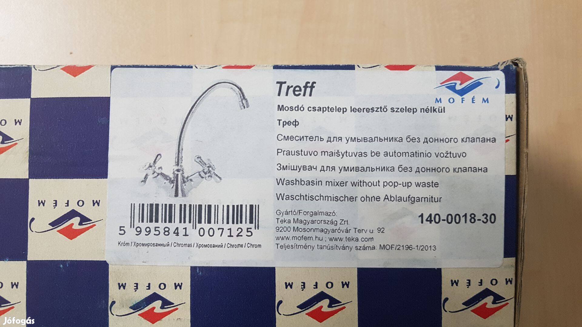 MOFÉM Treff mosdó csaptelep