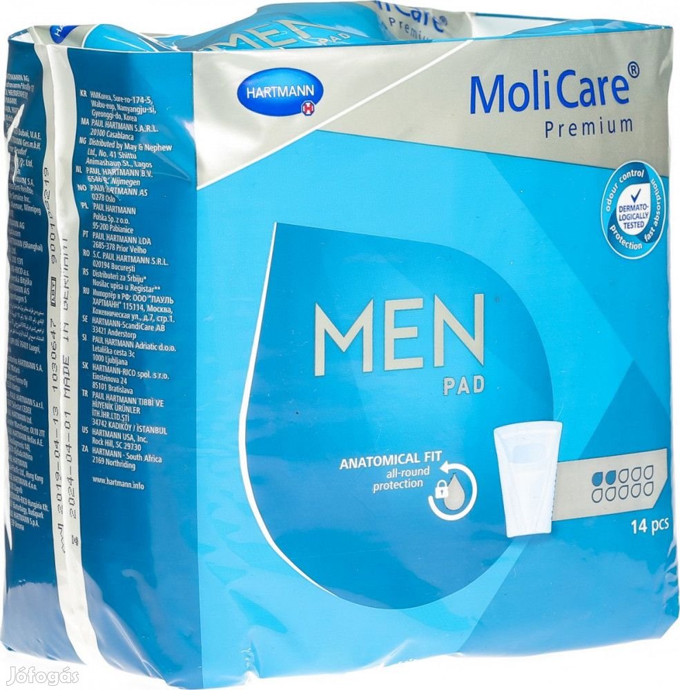 MOLICARE MEN PAD 2CSEPP(330ML) 14X