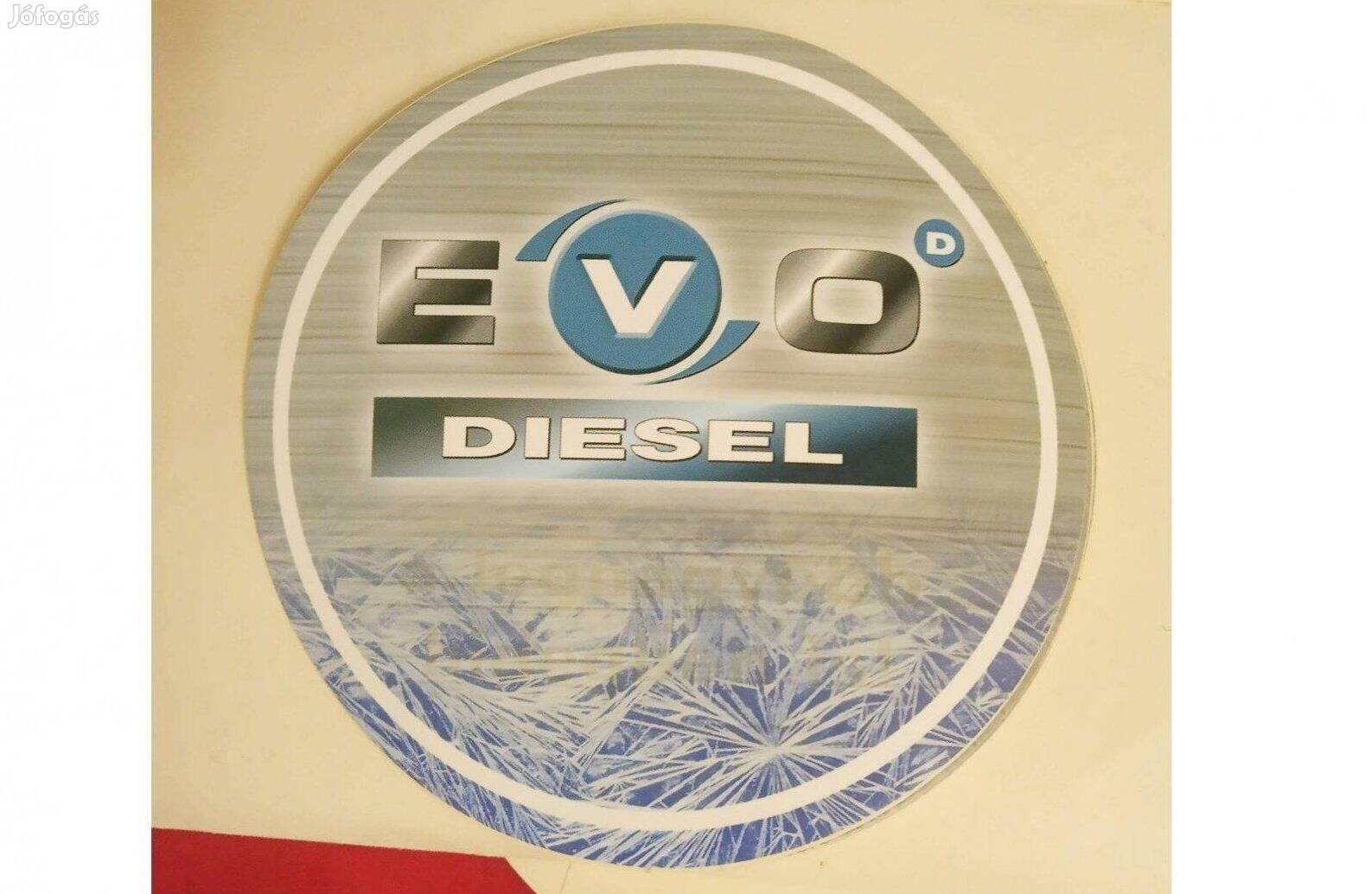 MOL Evo Diesel hőre változó matrica A hidegben jelenik meg felirat
