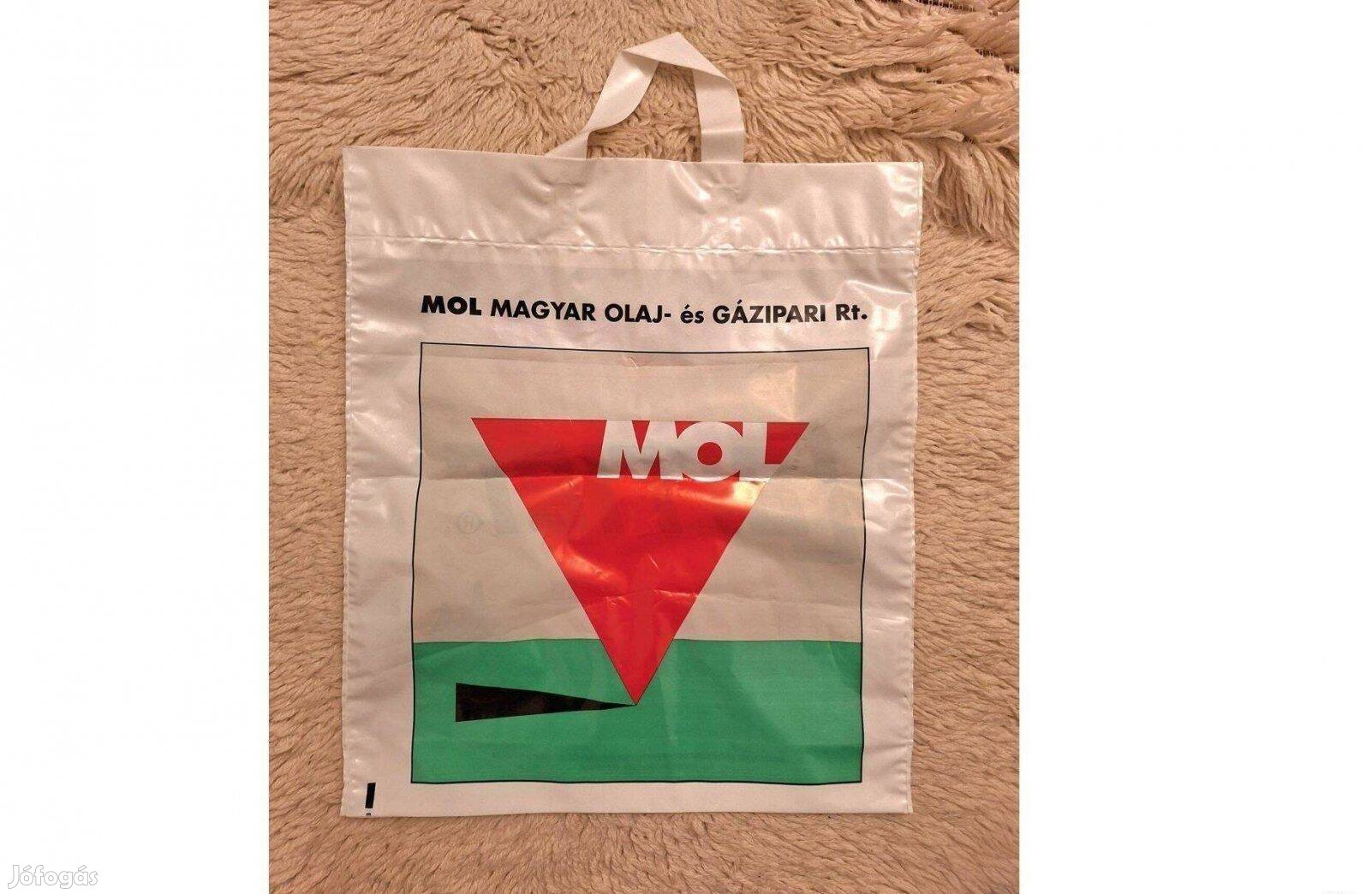 MOL retro reklámszatyor a 90-es évekböl. Az első logoval