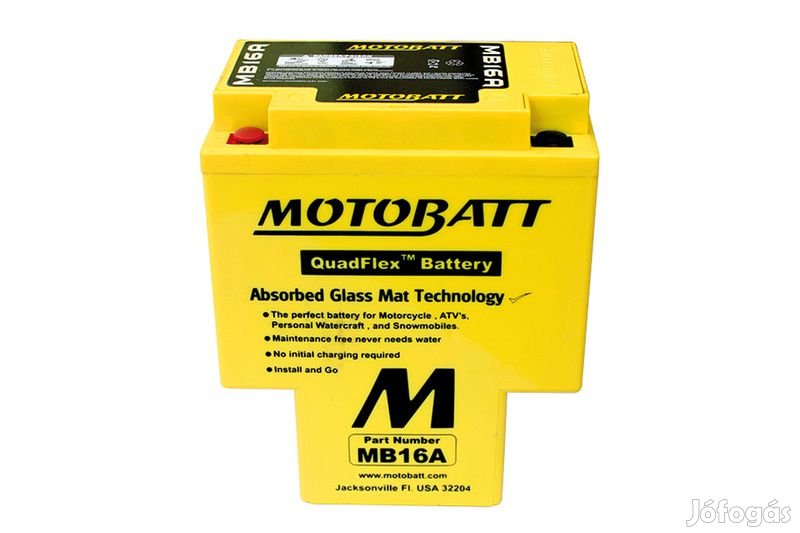 MOTOBATT akkumulátor MB16A