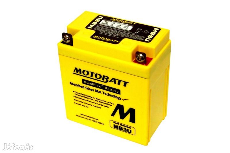 MOTOBATT akkumulátor MB3U