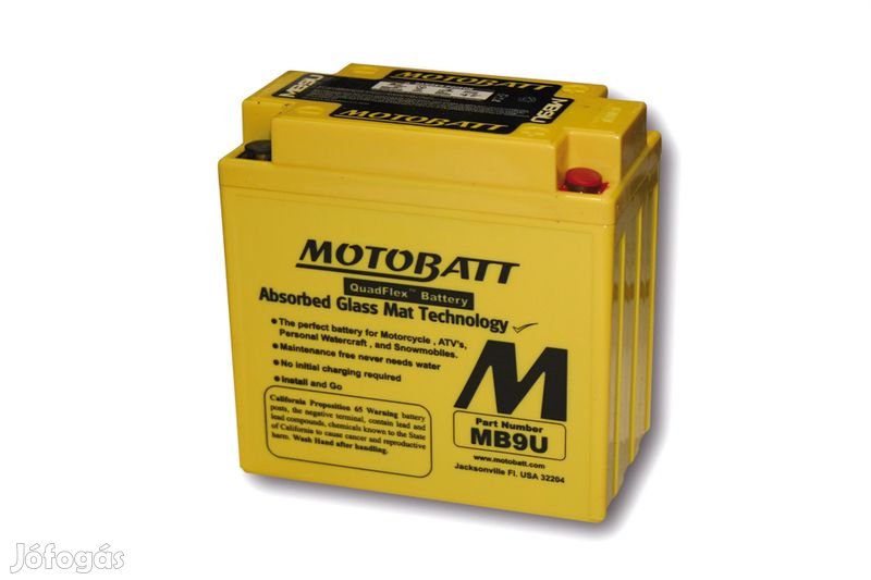 MOTOBATT akkumulátor MB9U