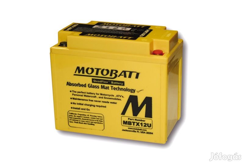 MOTOBATT akkumulátor MBTX12U