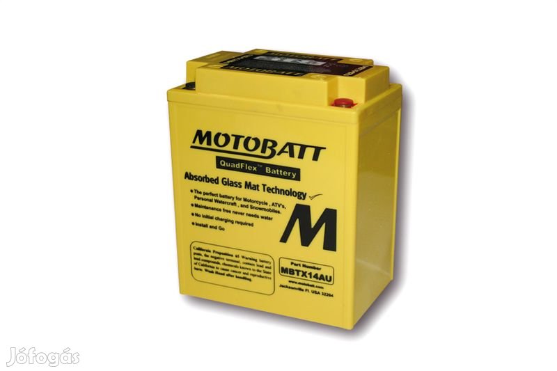 MOTOBATT akkumulátor MBTX14AU